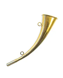 Corne Elless Plate En Laiton Poli