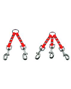 Coupleur Triple Orange Helen Baud pour Chiens 