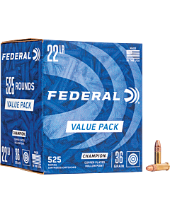 Cartouches Federal Calibre 22Lr Hv 36Gr Hp Champion