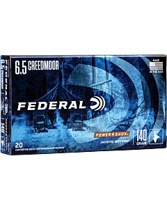Cartouches Federal Power Shok Calibre 6.5Cr 140 Grains-1