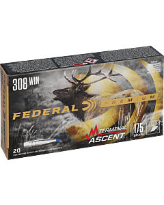Cartouches Federal Terminal Ascent Calibre 308 Win 175 Grains-1
