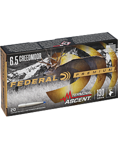 Cartouches Federal Terminal Ascent Calibre 6.5 Creedmoor 130 Gr Terminal Ascent-1