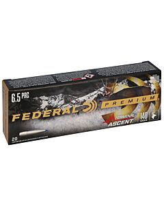Cartouches Federal Terminal Ascent Calibre 6.5 PRC-1