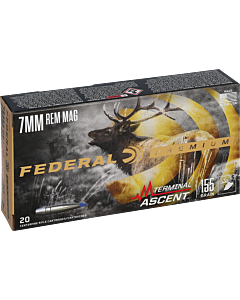 Cartouches Federal Terminal Ascent Calibre 7Mm Rem Mag 155Gr Terminal Ascent-1