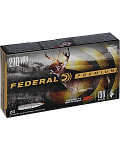 Balles Federal Premium Ogive Trophy Bonded Tip Calibre 270 Win-1