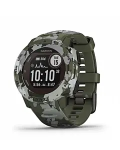 Montre GPS Multi-fonctions Garmin Instinct Solar Lichen Camo
