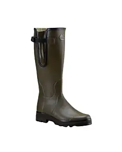 Bottes Vierzon Le Chameau Doublées Jersey Vert Chameau