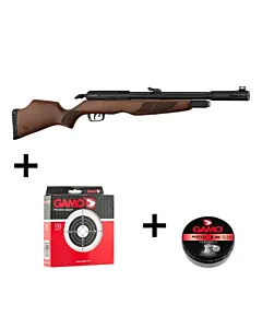 Pack Carabine PCP Gamo RISER Punisher Cal. 5,5 mm 40 Joules
