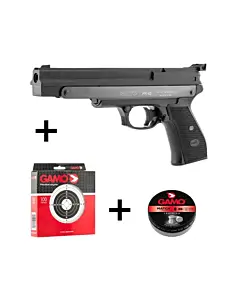 Pack Pistolet A Air Comprimé Gamo PR45 Calibre 4.5 MM
