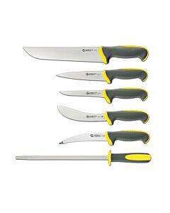 Set de 5 Couteaux Spécial Chasse + Fusil Januel