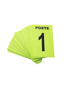 Jeu de 24 Cartes de Poste Jaune et 3 Neutres Jaune Januel