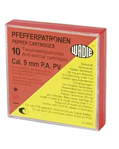Cartouches Au Poivre Wadie 9 MM PAK Pour Pistolet  -1