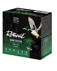 Cartouches de Chasse Canard Rottweil Cal 16 N°5