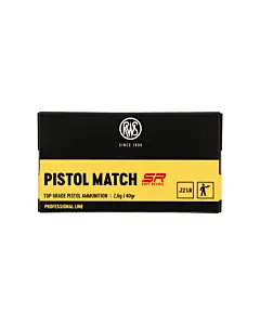 Balles 22LR Percussion Annulaire RWS Pistol Match SR