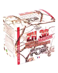 Cartouche De Chasse Fob Acier ZH 36 Magnum Calibre 12/76-1