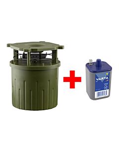 Pack Agrainoir automatique 6V + Pile Varta Longlife 4R25X – 7,5 Ah
