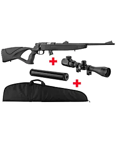 Pack Carabine A Verrou 22 LR BO Manufacture Avec Lunette 3-9X40-1