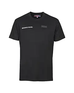 T-Shirt de Securite Cityguard Fenetre Matricule à Broder Noir
