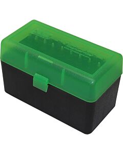 Boîte de Rangement 50 Balles Verte/Noir .45-70 270/300 WSM MTM