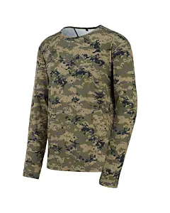 Tee Shirt Manches Longues Orset Tee Stagunt Camo Pixel Kaki