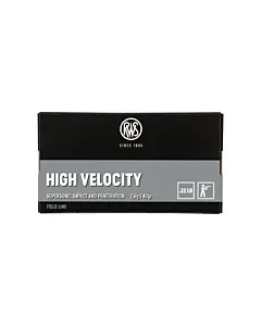 Balles 22LR Percussion Annulaire RWS High Velocity