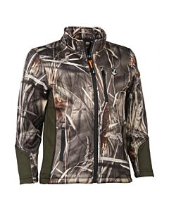 Sweat Zippé de Chasse Enfant Percussion Camo Roseau