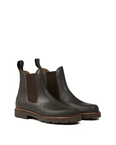 Chaussures En Cuir Aigle Quercy Marron