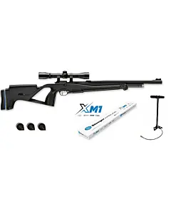 Pack Complet Carabine PCP Stoeger XM1 S4 Calibre 4,5 Avec Lunette, Pompe et Chargeurs-1