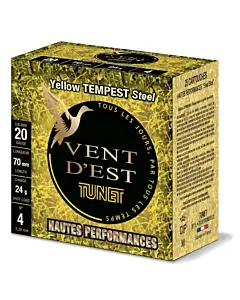 Cartouches Tunet Yellow Tempest HP Calibre 20/70
