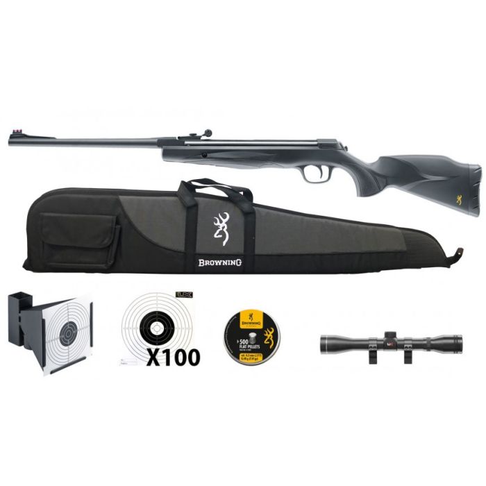Pack Carabine à plomb Browning X-Blade II + lunette + fourreau +