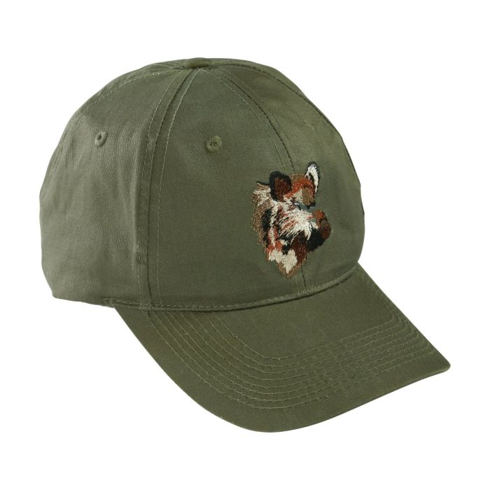 Casquette homme réglable chasse kaki motif sanglier - Tom Press