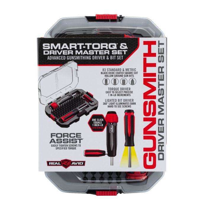 Kit tournevis Real Avid tournevis dynamométrique Smart Tork avec 83 embouts 