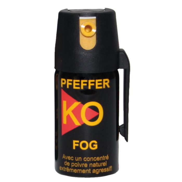 Bombe Lacrymogène Poivre Pfeffer KO FOG + Défense