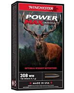 Balles de Chasse Winchester Power Max Bonded Calibre 308WIN