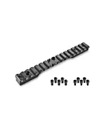 Rail en Acier Carbon 0 MOA pour Carabine Bergara - Action Courte