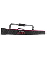 Fourreau LUXE Matelassé Noir/rouge 135 cm - Caesar Guérini