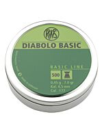 Plombs Diabolos RWS Basic Calibre 4.5 MM