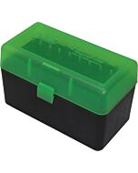 Boîte de Rangement 50 Balles Verte/Noir .45-70 270/300 WSM MTM