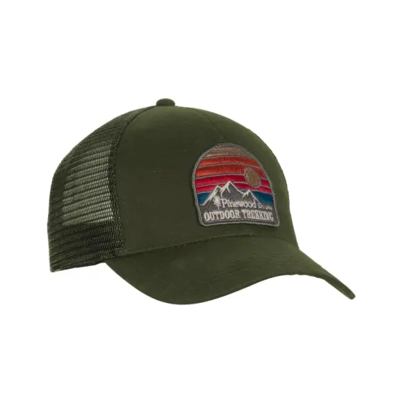 Casquette en maille Pinewood Vert Mousse