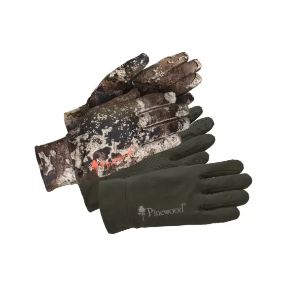 Lot de 2 Gants Sous-gants Pinewood Furudal Strata Green