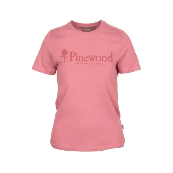 T-shirt Pinewood Outdoor Life Femme Corail
