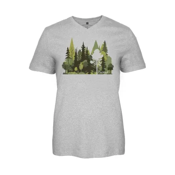 T-shirt Pinewood Outdoor Recycle Finnveden Femme Gris