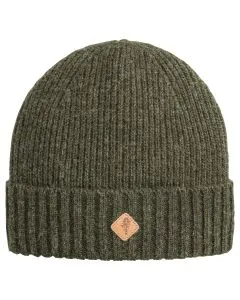 Bonnet Tricote en Laine Pinewood Vert