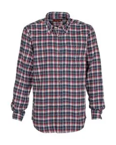 Chemise à Carreaux Percussion Castor Rouge