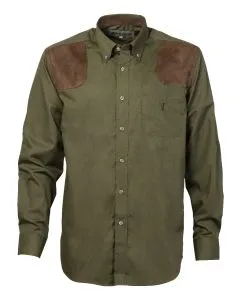 Chemise de Chasse Percussion Marcilly Kaki