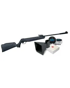 Pack Carabine Snowpeak LB600 4.5mm 10 Joules + Plombs + Cibles + Porte-Cible