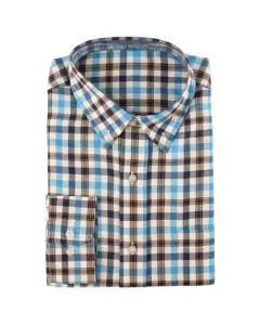Chemise De Chasse à Carreaux Somlys 512 Bleue