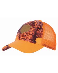 Casquette De Chasse Maille Somlys 927 Camo Orange