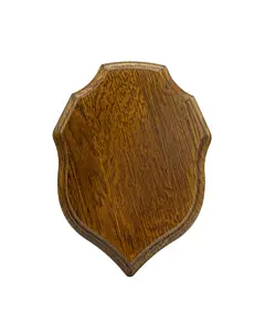 Ecusson Pour Chevreuil En Chêne Doré Januel 23 x 17 cm