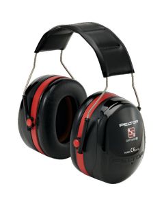 Casque Anti-bruit Passif Peltor Optime III Rouge et Noir